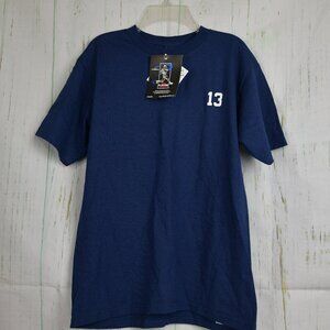 Majestic New York Yankees A-Rod #13 T-Shirt Blue MLB Baseball Youth Large  NEW